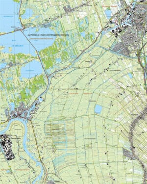 Topografische Kaart 21E Meppel digitaal