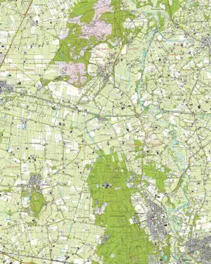 Topografische Kaart 28A Hellendoorn digitaal
