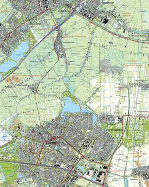 Topografische Kaart 30H Zoetermeer digitaal