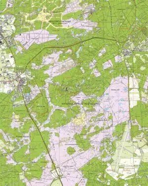 Topografische Kaart 33C Hoenderloo digitaal