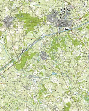 Topografische Kaart 34B Goor digitaal