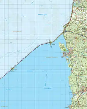Topografische kaart 10W Makkum digitaal