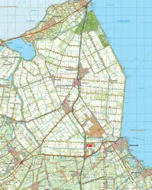 Topografische kaart 14O Medemblik digitaal