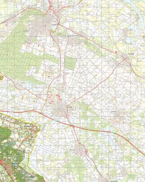 Topografische kaart 46O Sieberigewald digitaal