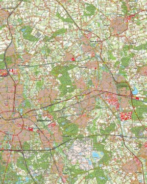 Topografische kaart 51O Eindhoven digitaal