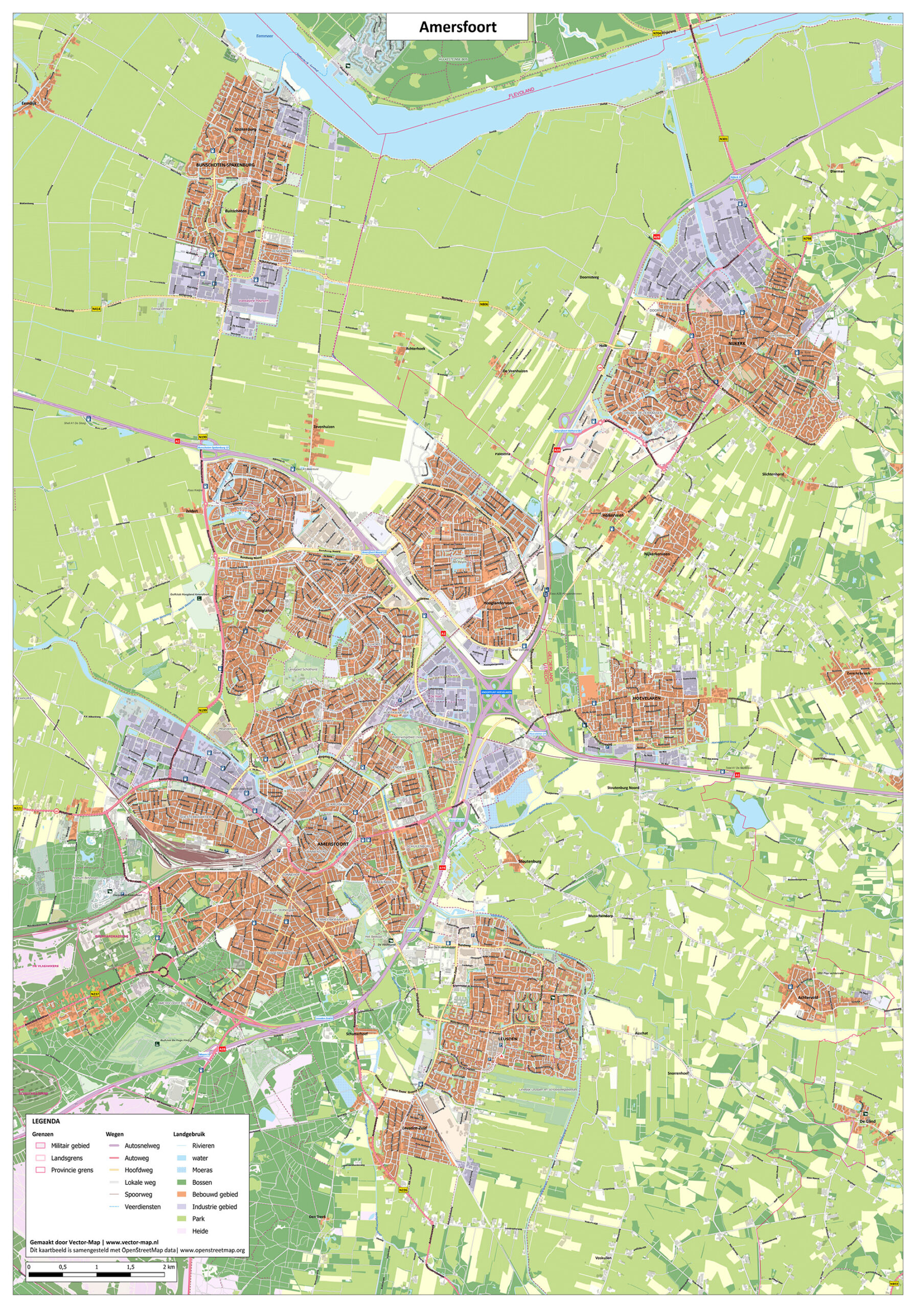 Kaart Amersfoort Kaart Amersfoort