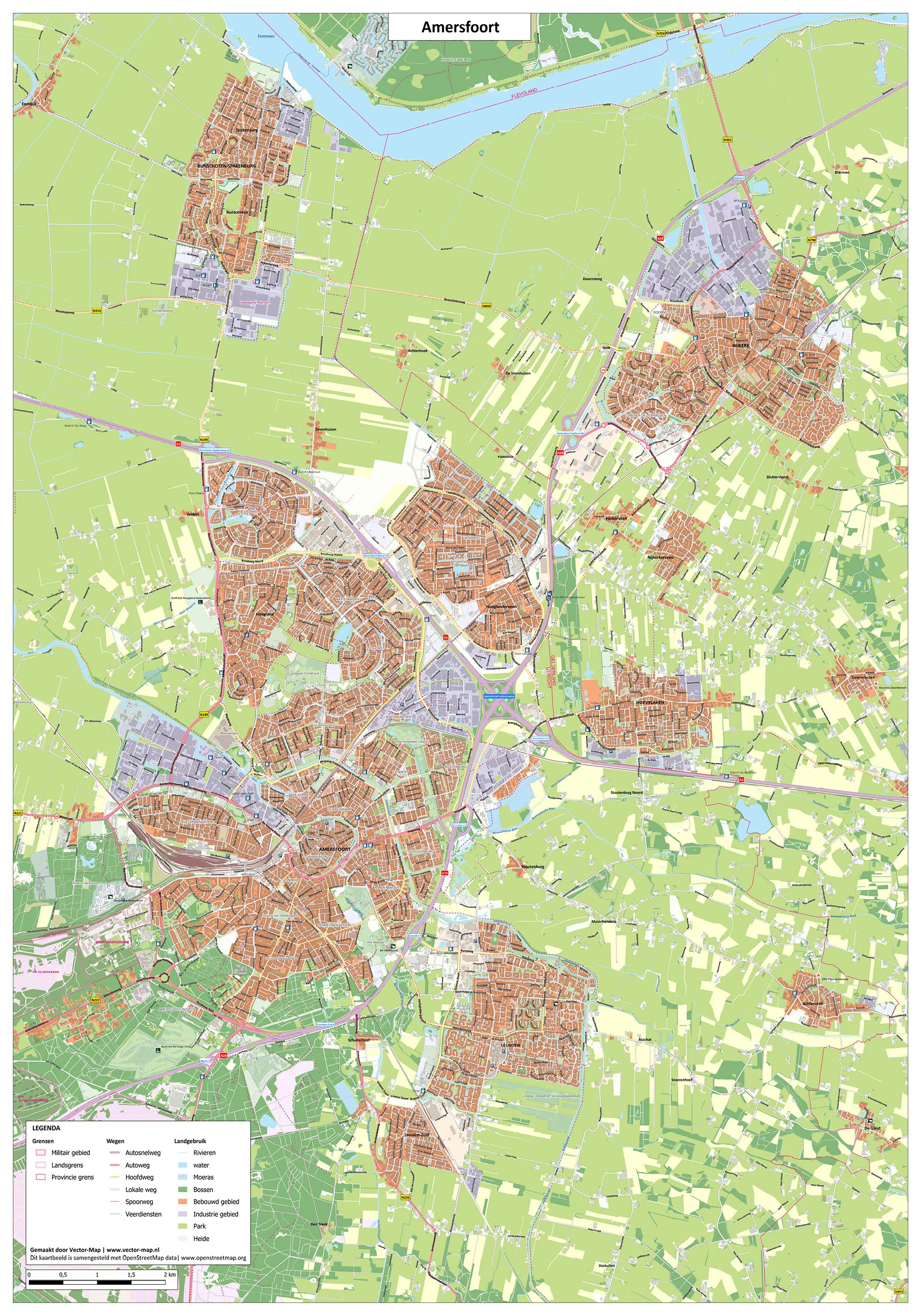 Kaart Amersfoort
