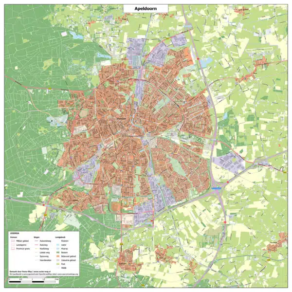 Kaart Apeldoorn