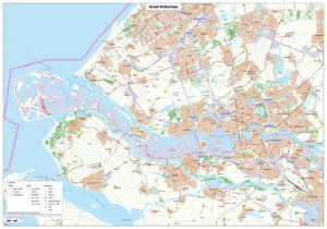 Kaart Groot Rotterdam