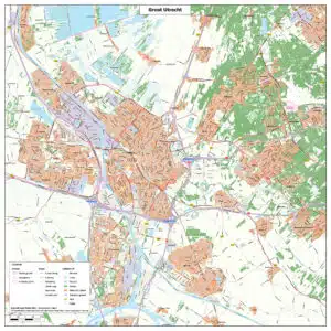 Kaart Groot Utrecht
