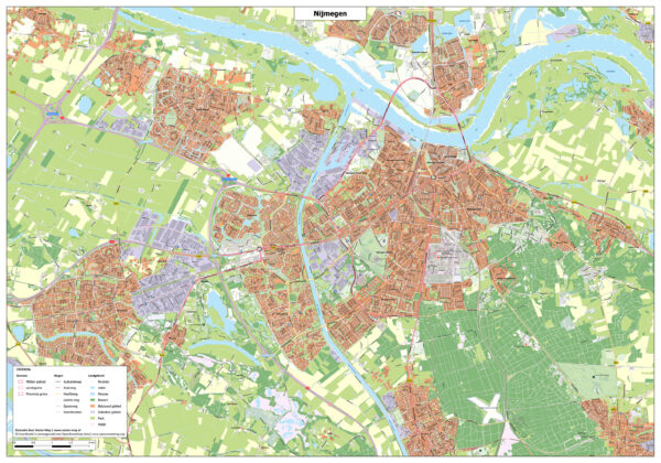 Kaart Nijmegen