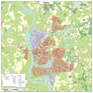 Kaart Zutphen