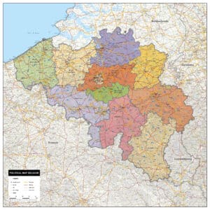Staatkundige Kaart België