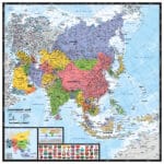 Kaart Azië Staatkundig