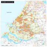 Kaart Zuid-Holland