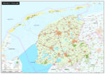 Kaart Friesland