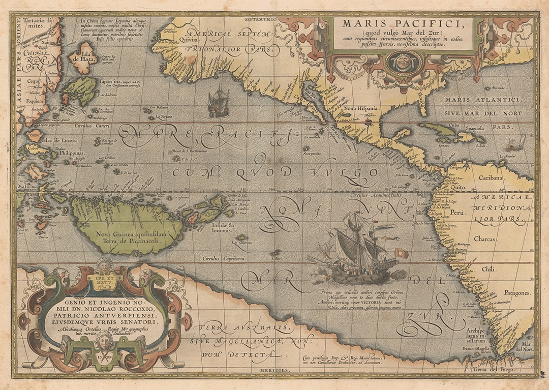 Historische Kaart Zuid-Amerika & Oceanië