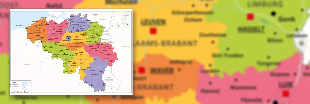 België Kaarten