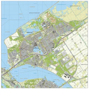 Topografische kaart Almere