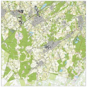 Topografische kaart Bergeijk