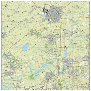 Topografische kaart Dantumadiel