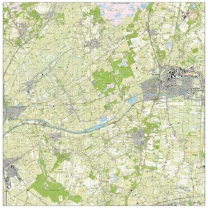 Topografische kaart De Wolden