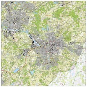 Topografische kaart Enschede