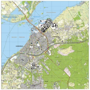 Topografische kaart Harderwijk