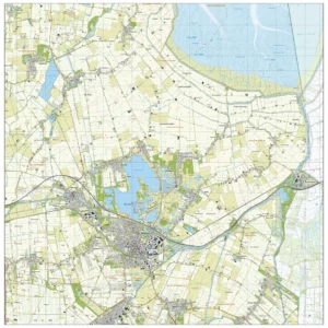 Topografische kaart Oldambt