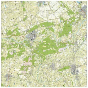 Topografische kaart Ommen
