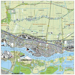 Topografische kaart Sliedrecht