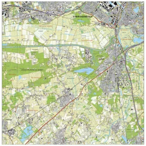 Topografische kaart Vught