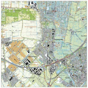 Topografische kaart Waddinxveen