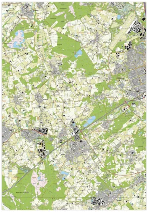 Topografische kaart Eersel