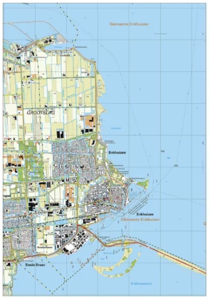 Topografische kaart Enkhuizen