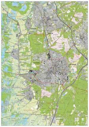 Topografische kaart Hilversum