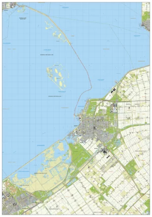 Topografische kaart Lelystad