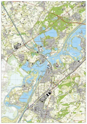 Topografische kaart Maasgouw