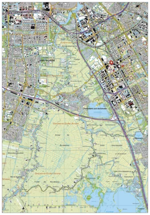 Topografische kaart Ouder-Amstel