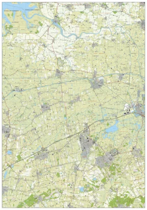 Topografische kaart Westerkwartier