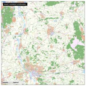 Kaart Zuidwest-Overijssel