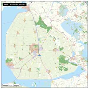 Kaart Noordoostpolder