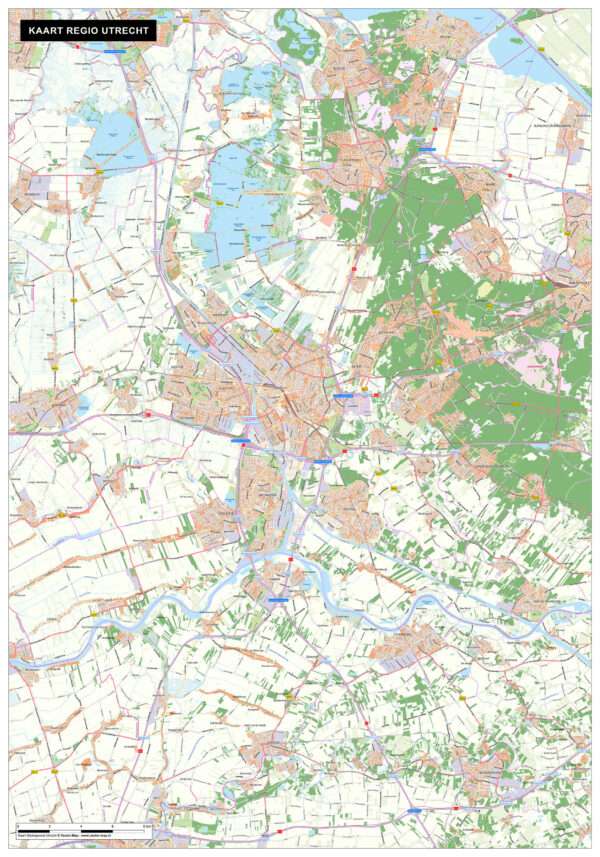 Kaart Regio Utrecht