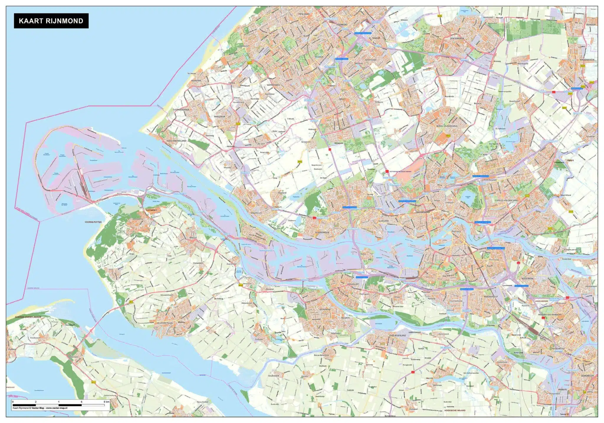 NL 1451 Kaart Rijnmond_WEB Kaart Rijnmond