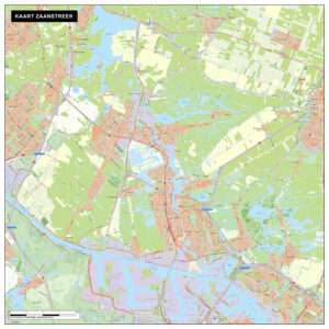 Kaart Zaanstreek
