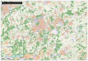 Kaart Zuidoost Noord-Brabant