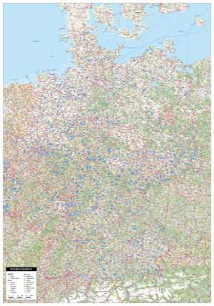 Wegenkaart Duitsland